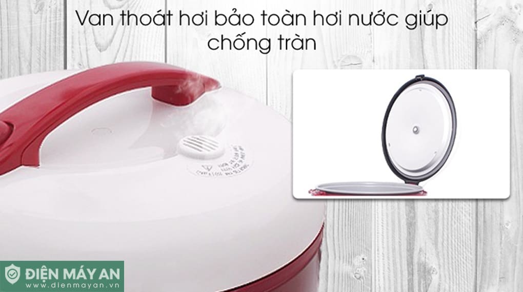 Nồi cơm điện 3.0L Cuckoo CR-1713 - Đỏ